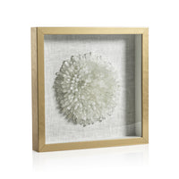 Firnley Gold Framed Crystal Flower Wall Décor | Bone & Brass
