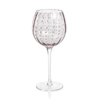 Preston Purple Glass Wine Glasses, Set of 4