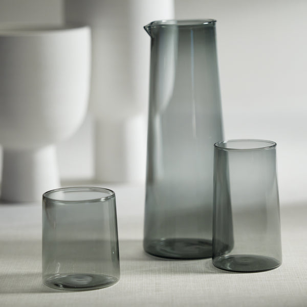 Lanvin Smoke Grey Glass Pitcher