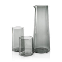 Lanvin Smoke Grey Glass Pitcher