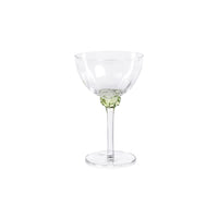 Colleen Lime Martini / Cocktail Optic Glasses, Set of 4