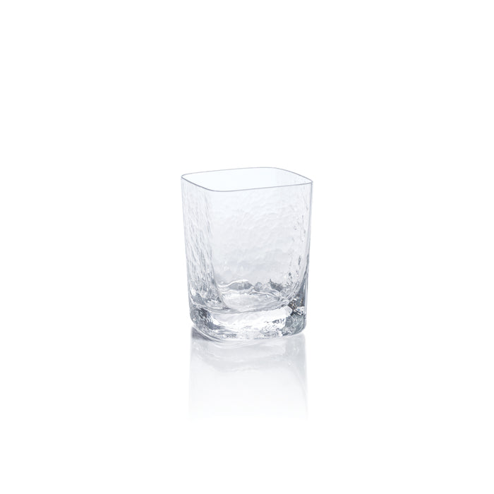 Punta Mita Hammered Rock Glasses, Set of 4