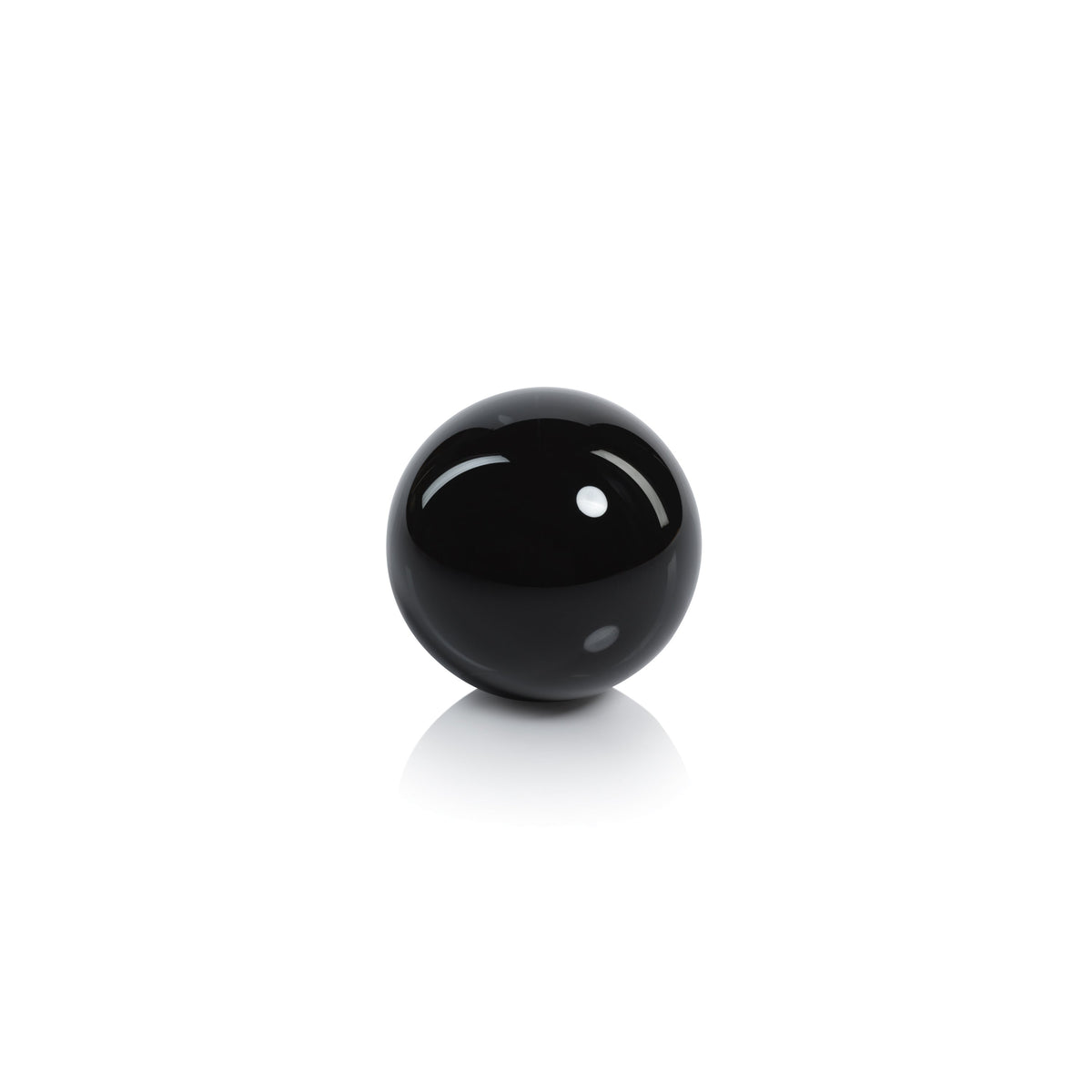 Noir Crystal Glass Decorative Balls | Bone & Brass