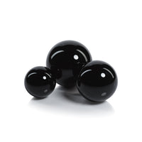 Noir Crystal Glass Decorative Balls - Close Up | Bone & Brass