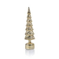 Merrigan Gold Rotating LED Holiday Tabletop Tree, Extra Large