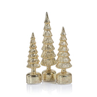 Merrigan Gold Rotating LED Holiday Tabletop Tree, Extra Large