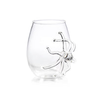 Octopus Stemless Glasses, Set of 6 - Glass Detail | Bone & Brass