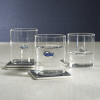 Tidal Sip Glass Tumblers, 3-Piece Assorted Set