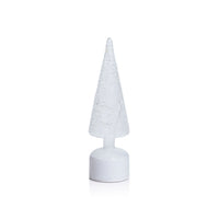 Clear Glass Rotating Tree, Holiday Lighted Table Décor