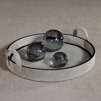 Smoke Grey Decorative Crystal Glass Ball