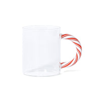 Holiday Glass Mugs, Set of 5 Assorted Styles - Mug Handle Detail | Bone & Brass