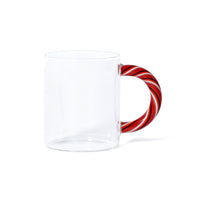 Holiday Glass Mugs, Set of 5 Assorted Styles - Mug Top View | Bone & Brass