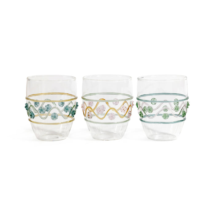 Festa Vetro Glass Tumblers, Set of 6