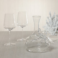Wine Glass Decanter w/ Octopus Accent