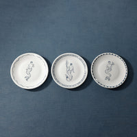 The Salty Merman Bar Appetizer Plates, Set of 6 - Detail View | Bone & Brass