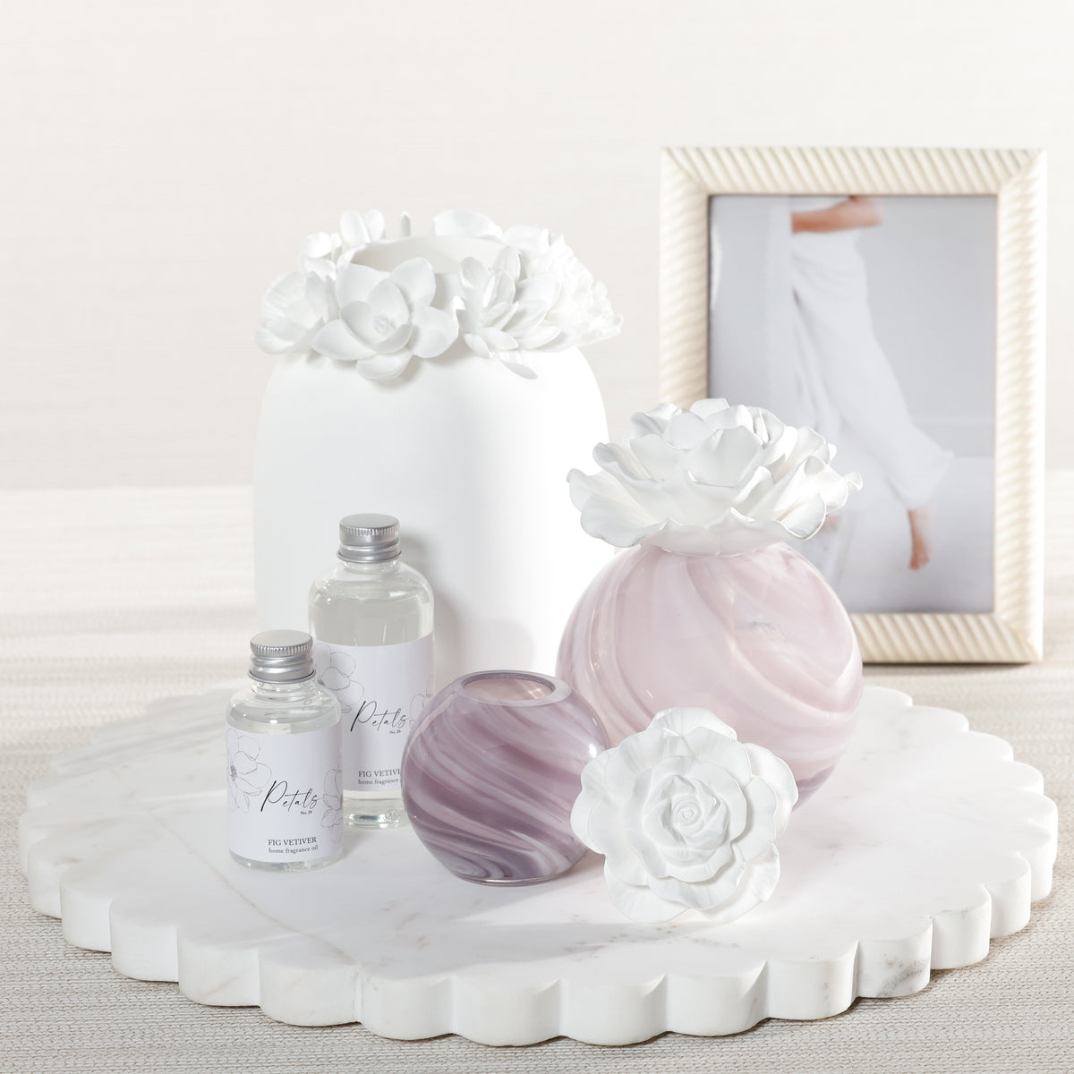 Petals Porcelain Scented Oil Diffuser