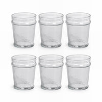 Artisan Hammered Double Old Fashioned Glasses, Set of 6