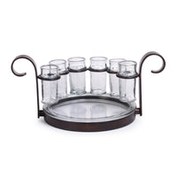 Regale 6-Shot Tequila Serving Set, Bronze