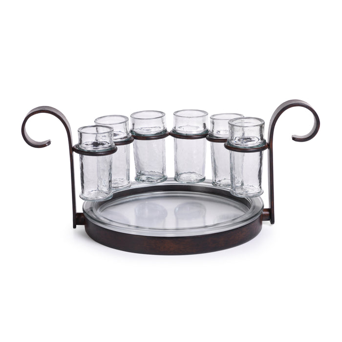 Regale 6-Shot Tequila Serving Set, Bronze