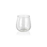 Garan Hammered Glass Stemless All Purpose Glasses, Set of 4