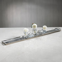 40-Inch Long Nickel Decorative Tray