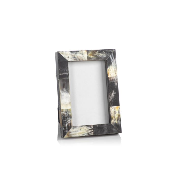 African Black Horn Inlaid Photo Frame 4x6
