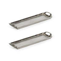 Kona Silver 14" Aluminum Trays, Set of 2