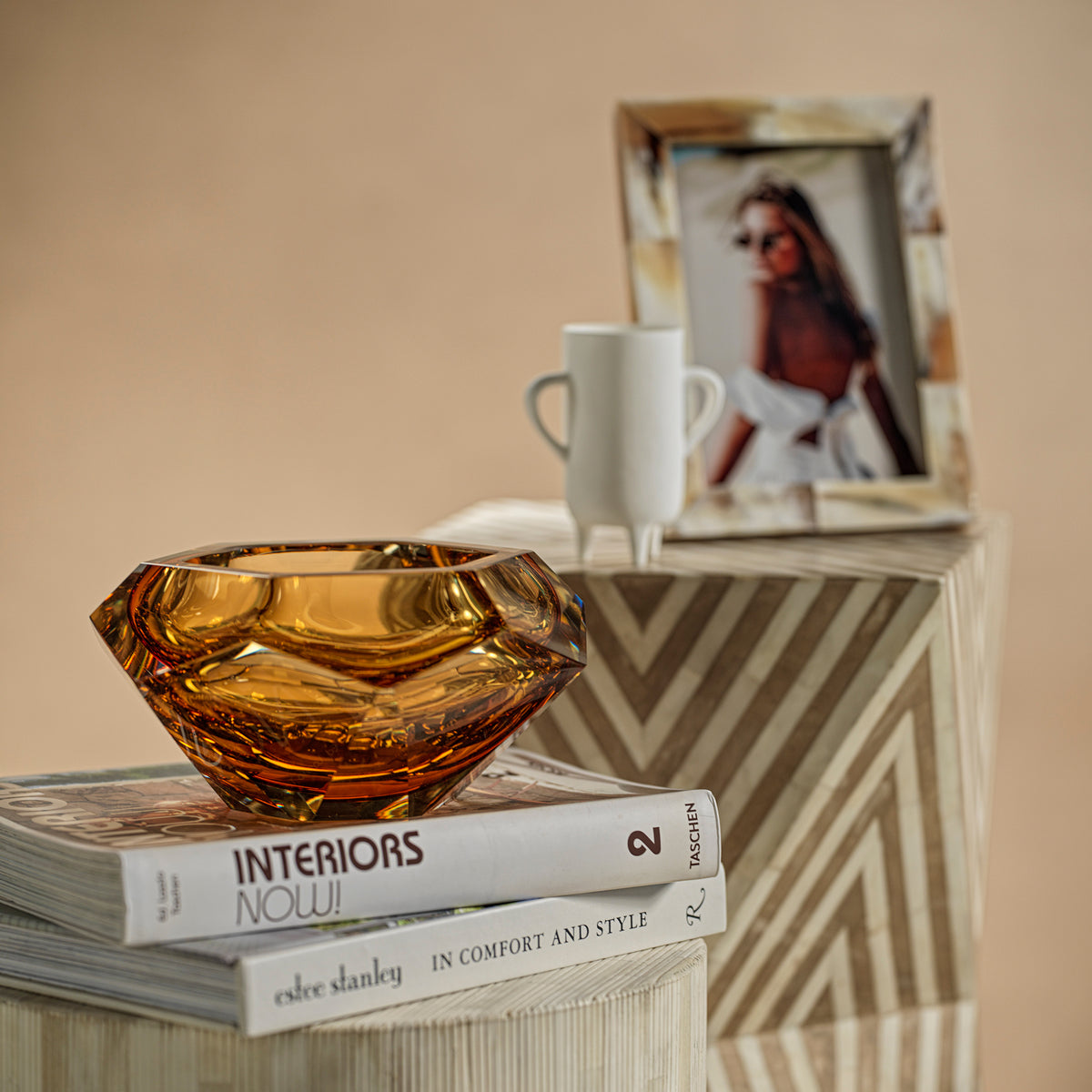 Nairobi Matt White Bone Photo Frame 5x7