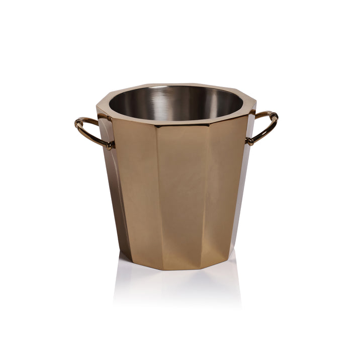 Azalea Gold Double Wall Ice Bucket
