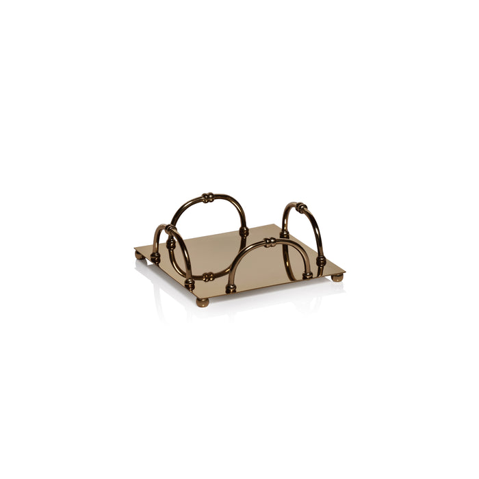 Azalea Gold Cocktail Napkin Holder