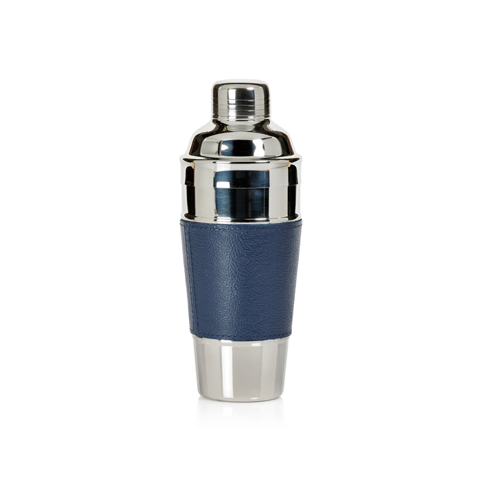 Laguna Nickel & Leather Cocktail Shaker