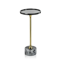 Palomar Black Marble Drink Table
