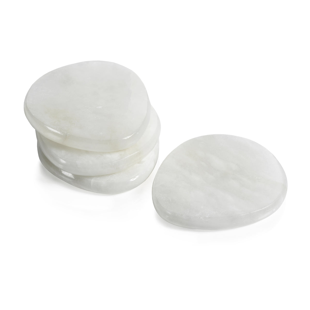 La Salama Alabaster Coasters, Set of 4