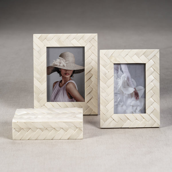 Bengkulu Bone Braided Photo Frame 5x7