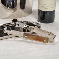 Bayeux Steel Ice Tong with Horn Trim