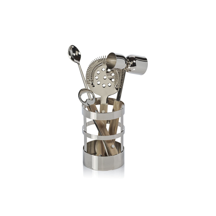 Bayeux Stainless Steel  5-Piece Bar Tool Set