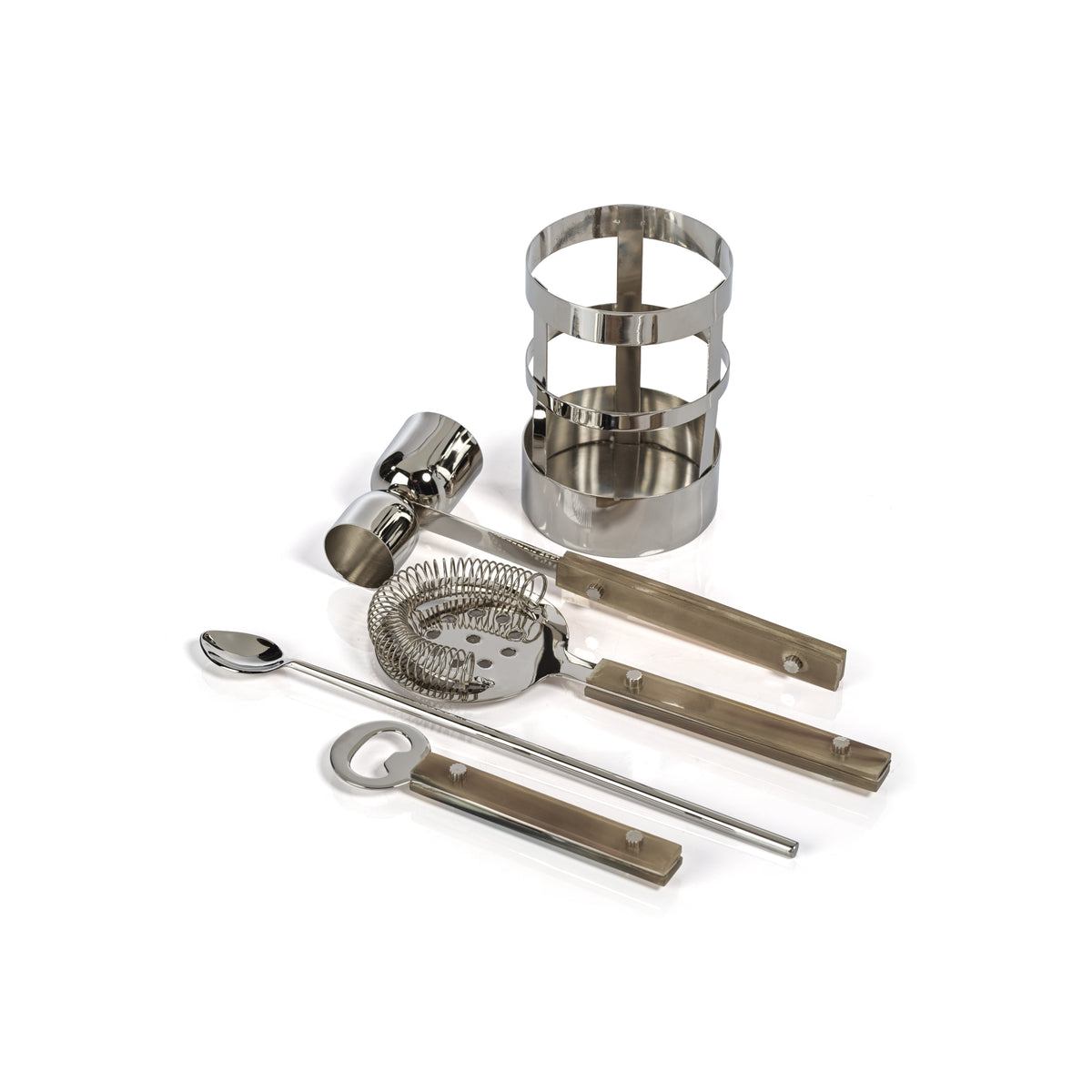 Bayeux Stainless Steel  5-Piece Bar Tool Set