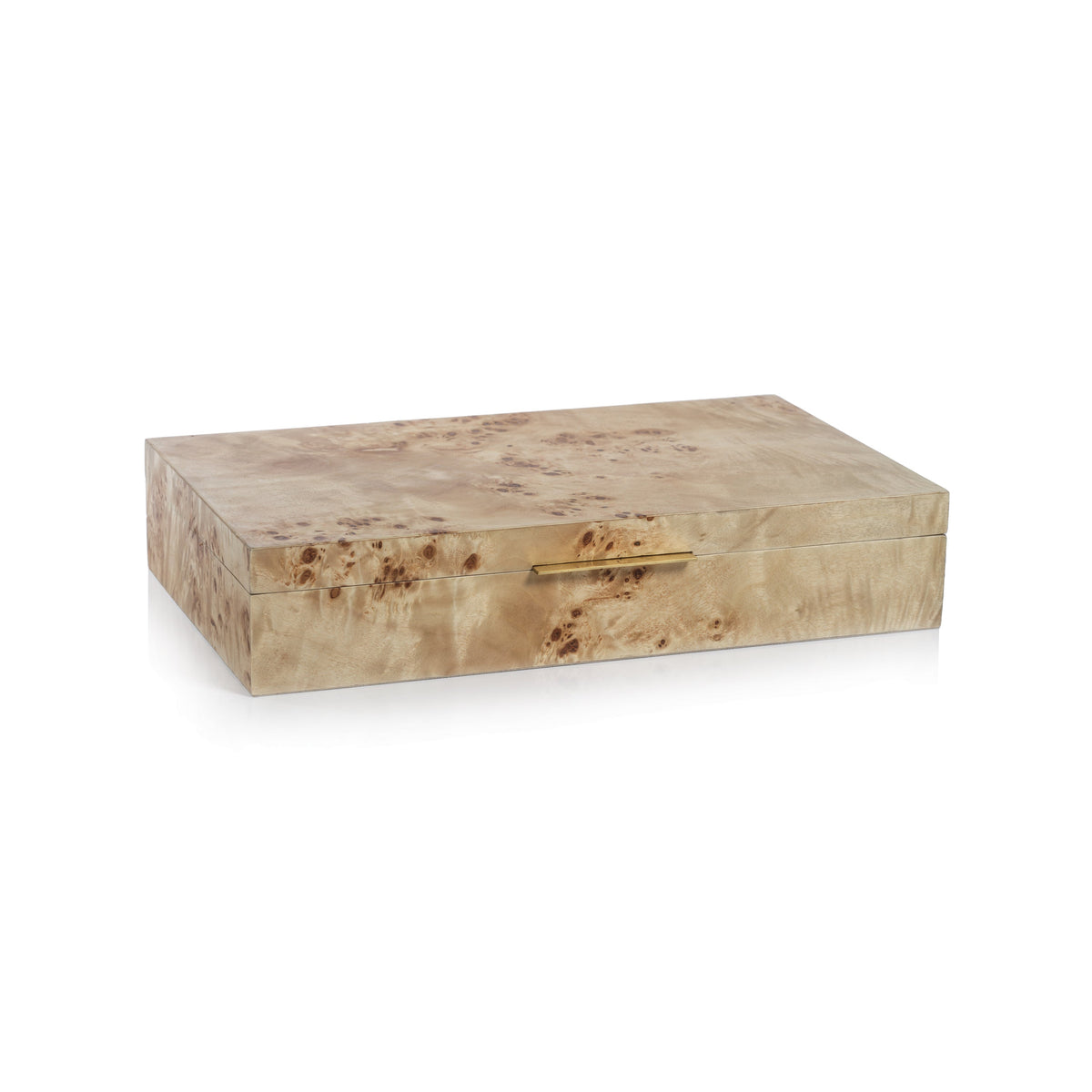 Bogor Burlwood Veneer Decorative Box | Bone & Brass