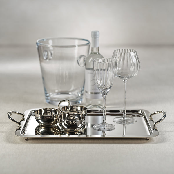 Aperitifs Silver Cocktail Condiment Bowl Set - Dish Detail | Bone & Brass