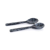 Korin Black & White Resin Salad Server Set