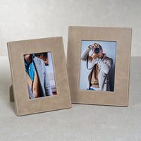 Bellecôte Mink Leather Photo Frame 5x7