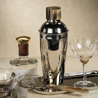 Berkely Stainless Steel Cocktail Shaker, Horn Cap