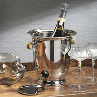 Duval Champagne Bucket, Amber Stone Handles