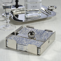 Bento Polished Nickel Cocktail Napkin Holder