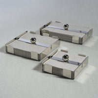 Bento Polished Nickel Cocktail Napkin Holder