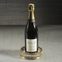 Marbelle Gold and Marble Wine Bottle Coaster