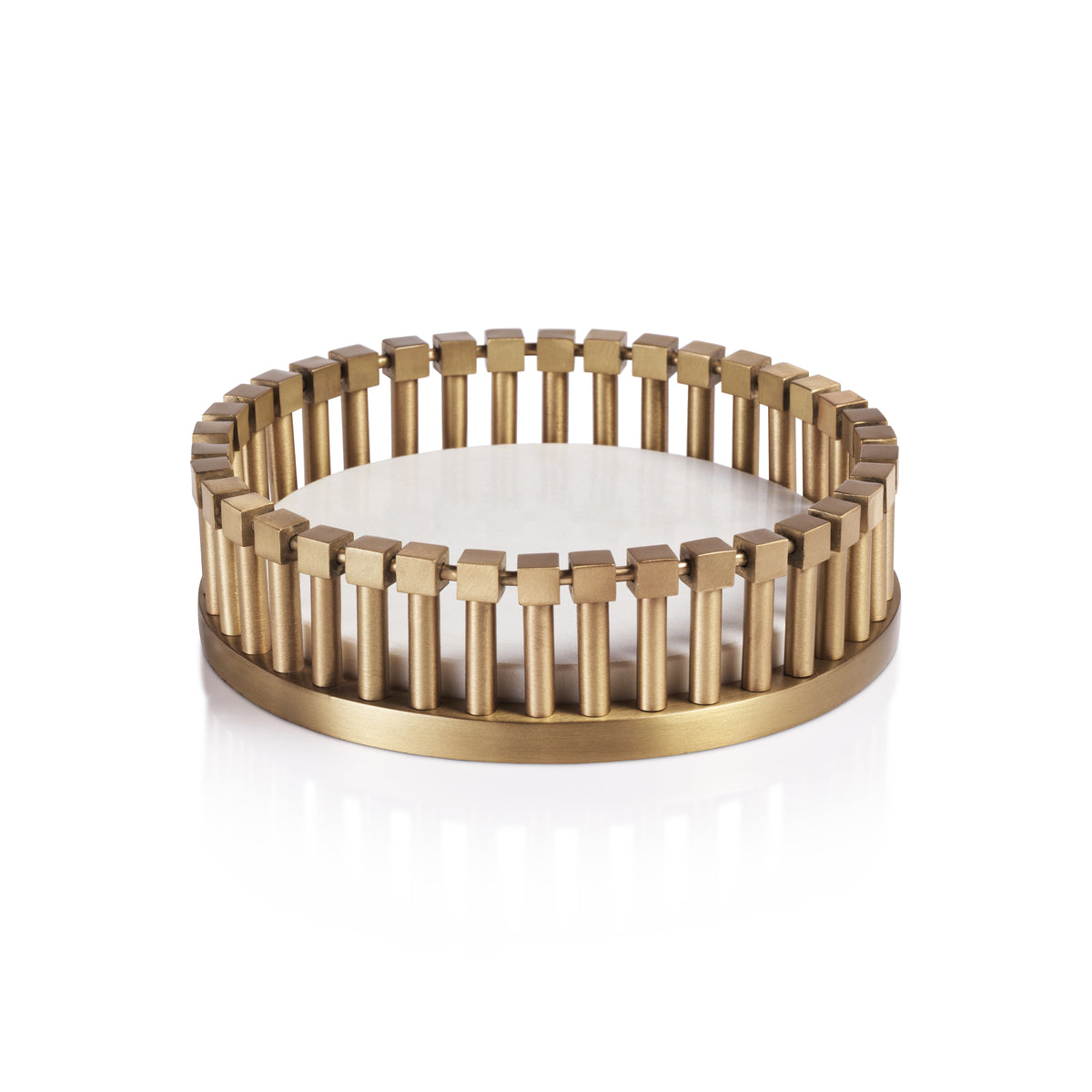 Marbelle Gold and Marble Wine Bottle Coaster