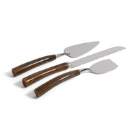 Gourmet Cheese Knife Set in Gift Box, Set of 3 | Bone & Brass