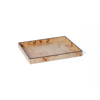 Valerie Burl Veneer All-Purpose Decorative Tray