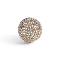 Decorative Gold Metal Orbs - Side View | Bone & Brass